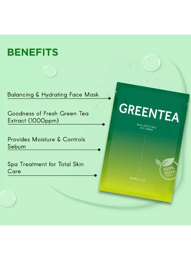 Barulab The Clean Vegan Mask Greentea 23g - Image 3